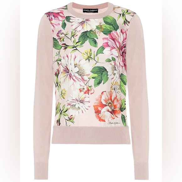 Dolce and Gabbana High Cuff Silk Sweater - Picture 3 of 15